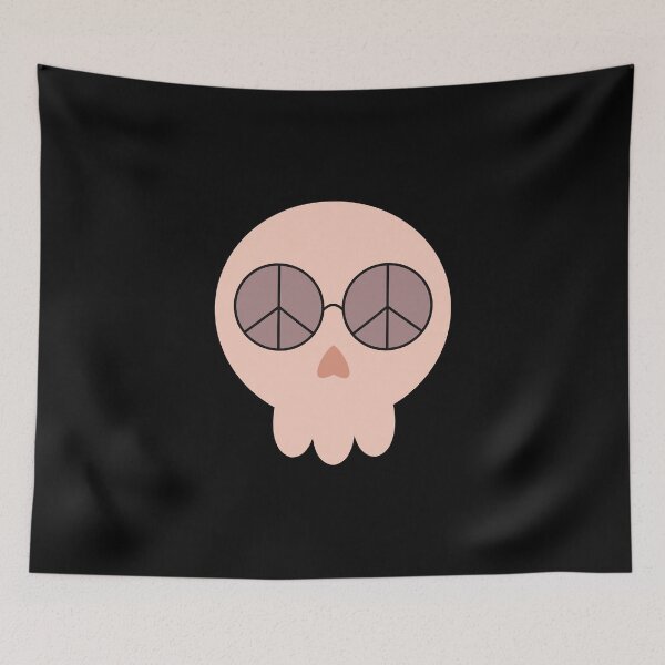 Item preview, Pink Hippie Skull Design designed and sold by Julza Art.