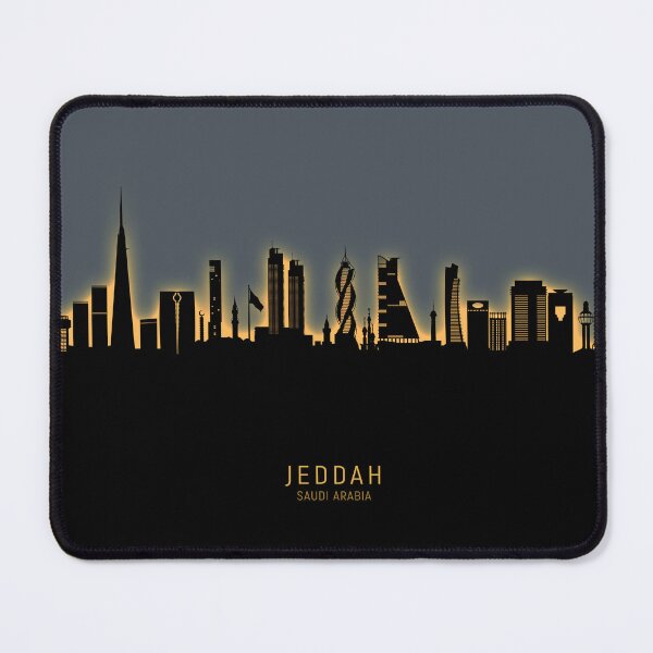 Item preview, Jeddah Saudi Arabia Skyline designed and sold by ArtPrints.