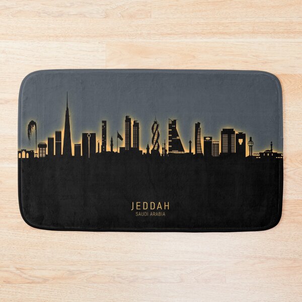 Item preview, Jeddah Saudi Arabia Skyline designed and sold by ArtPrints.