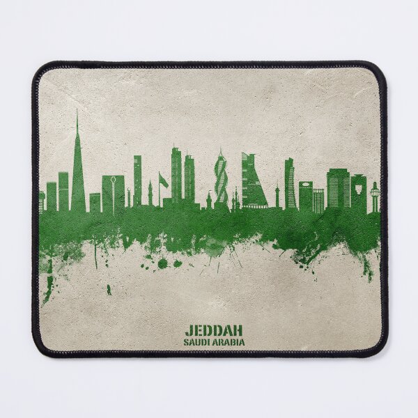 Item preview, Jeddah Saudi Arabia Skyline designed and sold by ArtPrints.