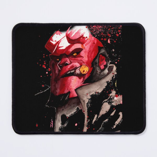 Item preview, Hellboy Watercolor Design Comic Fanart designed and sold by JenerroLockha.
