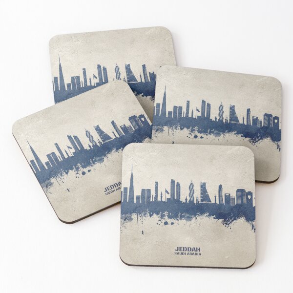 Artikelvorschau, Skyline von Jeddah, Saudi-Arabien entworfen und verkauft von ArtPrints.