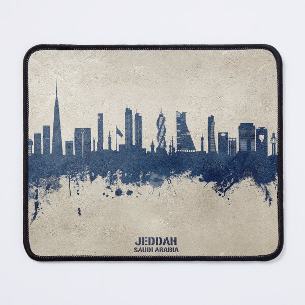 Item preview, Jeddah Saudi Arabia Skyline designed and sold by ArtPrints.