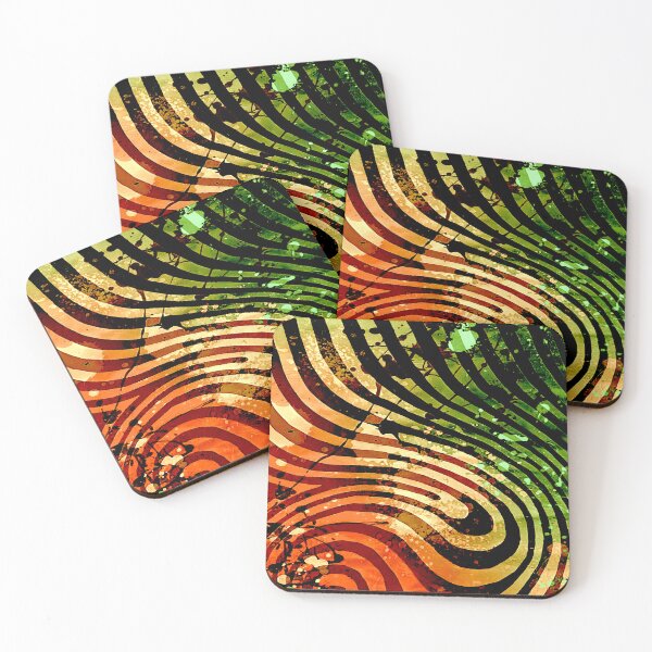 Item preview, Curving Line Abstract Painting designed and sold by ViaARTfactory.