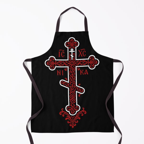 Item preview, Eastern Orthodox Cross - White and Red designed and sold by Substance of the Holy Trinity.