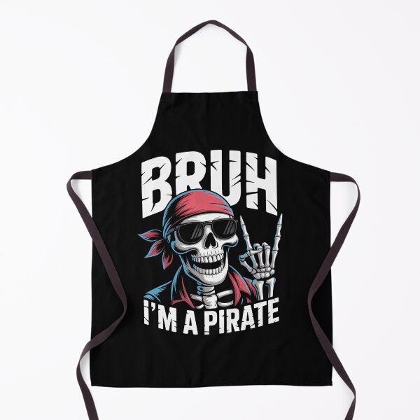 Item preview, Bruh Im A Pirate Spooky Skeleton Halloween designed and sold by Edgarnston.