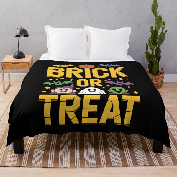 Item preview, Brick or Treat Halloween Master Builder Blocks Building designed and sold by BakeryDozen.