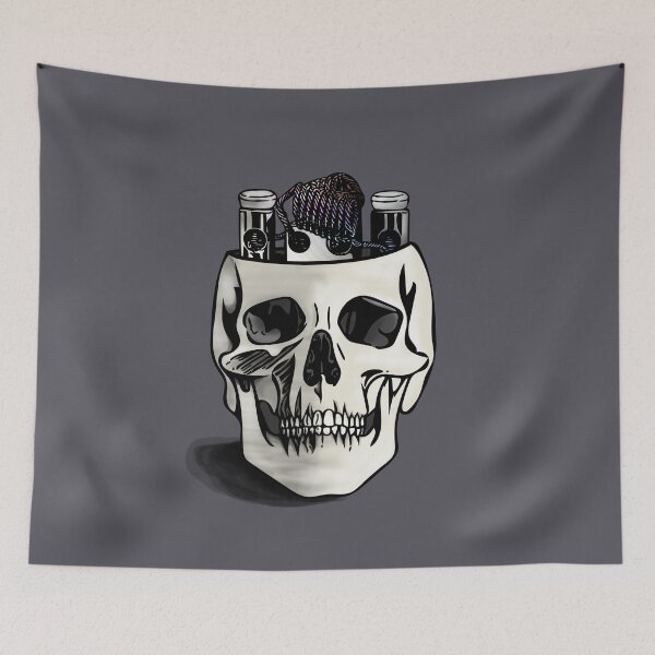 Item preview, Mod Head Skull Vaper Vaping Design  designed and sold by SmartAndPunny.
