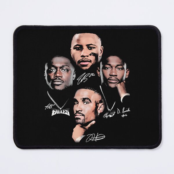 Item preview, Saquon Barkley, Jalen Hurts, A. J. Brown & DeVonta Smith Records designed and sold by Sanidaarts.