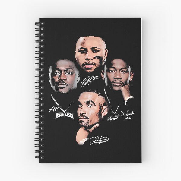 Item preview, Saquon Barkley, Jalen Hurts, A. J. Brown & DeVonta Smith Records designed and sold by Sanidaarts.