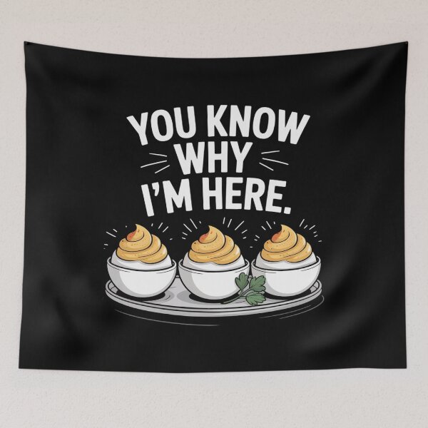 Item preview, Deviled Eggs You Know Why Im Here Thanksgiving designed and sold by Bandikonsalez.