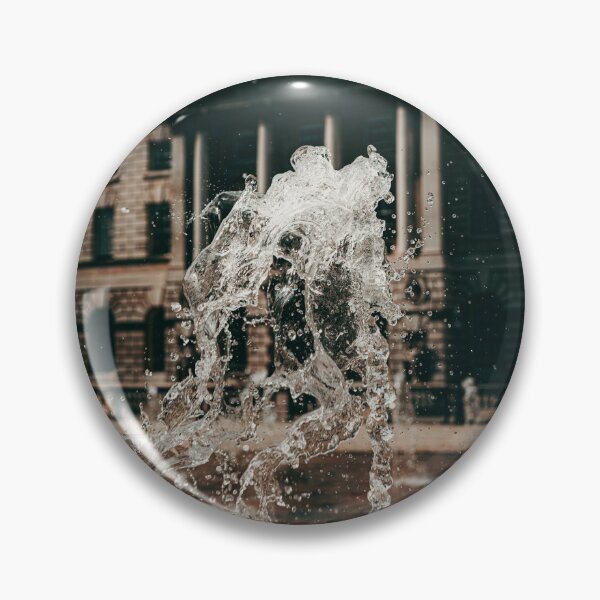 Item preview, Water fountain with neoclassical building designed and sold by fellbaum-art.