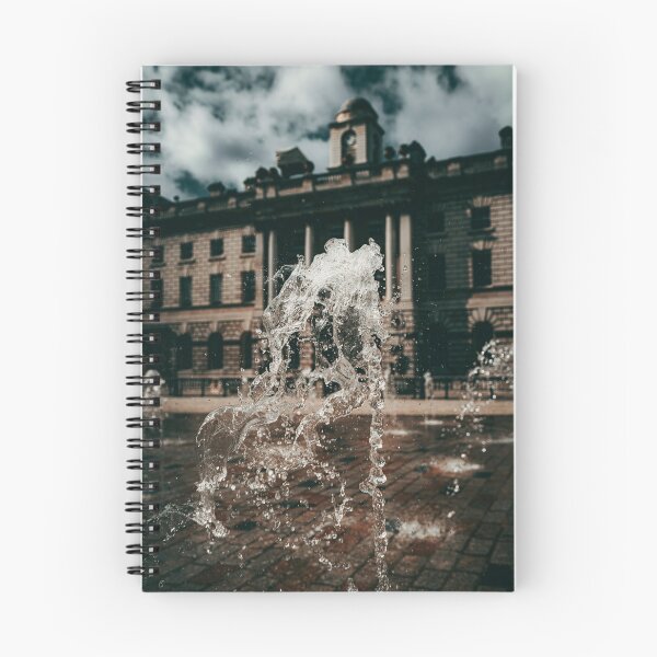 Item preview, Water fountain with neoclassical building designed and sold by fellbaum-art.