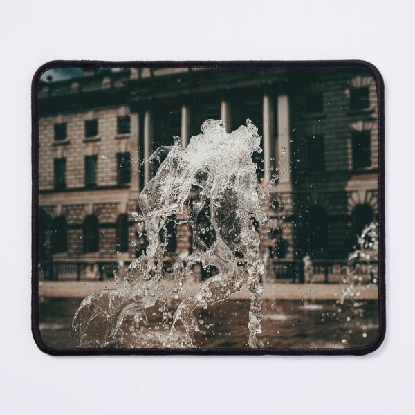 Item preview, Water fountain with neoclassical building designed and sold by fellbaum-art.
