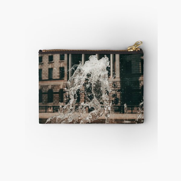 Item preview, Water fountain with neoclassical building designed and sold by fellbaum-art.