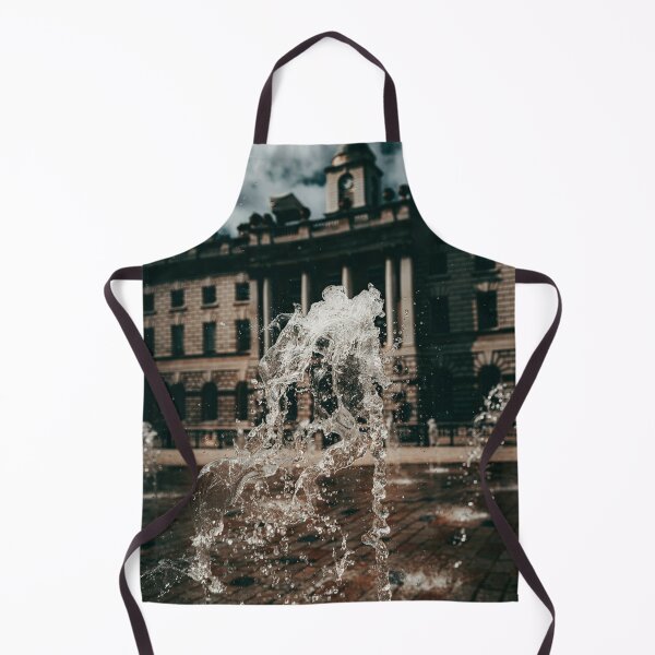 Item preview, Water fountain with neoclassical building designed and sold by fellbaum-art.