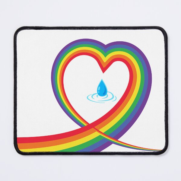 Item preview, Rainbow Heart Colorful Unity Love Symbol designed and sold by Happyfreedom.