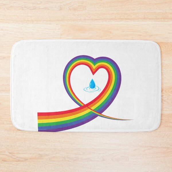 Item preview, Rainbow Heart Colorful Unity Love Symbol designed and sold by Happyfreedom.