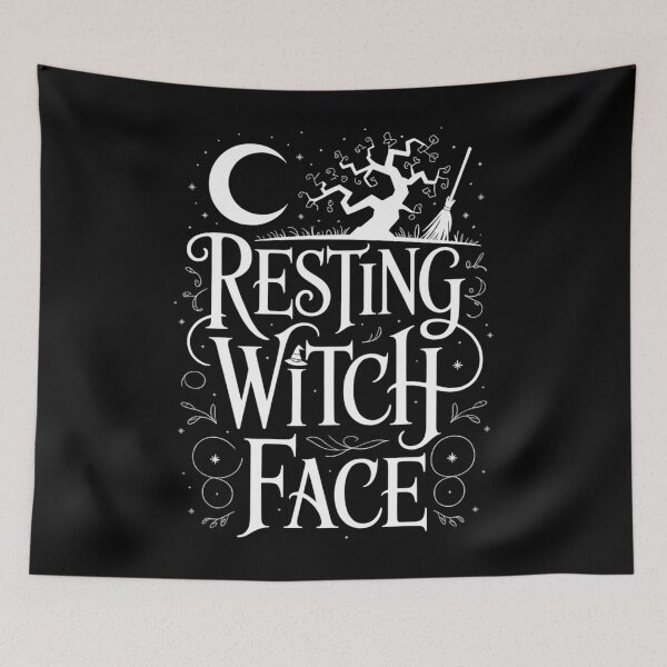 Item preview, Funny Halloween Resting Witch Face designed and sold by Bandikonsalez.