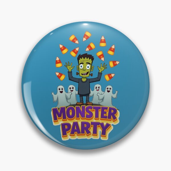 Item preview, Fun Halloween Monster Party Cartoon Design designed and sold by MyWittyThings.