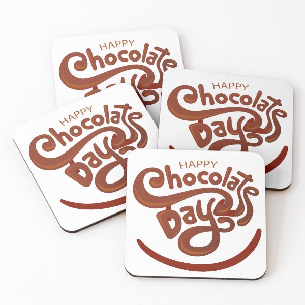 Item preview, Happy Chocolate's Day Typography Gift designed and sold by Happyfreedom.