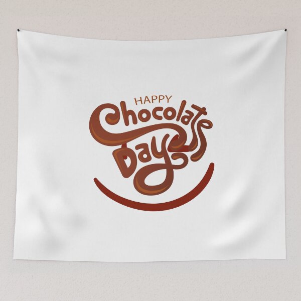 Item preview, Happy Chocolate's Day Typography Gift designed and sold by Happyfreedom.