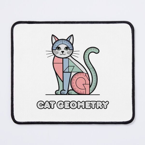 Item preview, Cat Geometry Math - Funny Geometry Cats Design for Kids, Students and Teachers designed and sold by Marpin91.