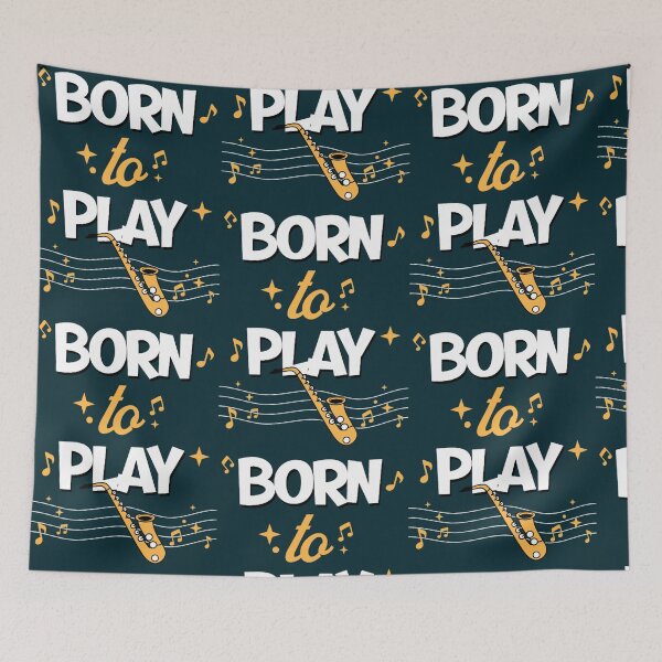 Item preview, Born to play Saxophone  designed and sold by foolstemper.