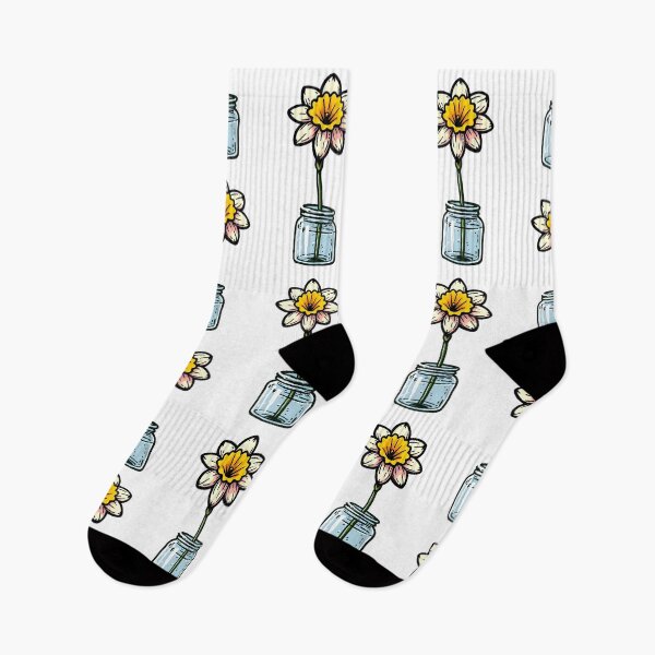 Item preview, Daffodil March Birth Flower in jar sticker month sticker designed and sold by SomniferumWars.
