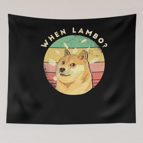 Item preview, When Lambo Dogecoin  	 designed and sold by ywlcomxo55.