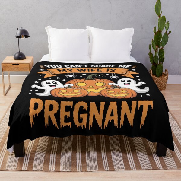 Item preview, Can't Scare Me My Wife Is Pregnant Funny Halloween designed and sold by Bandikonsalez.