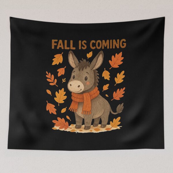 Item preview, Copy of Fall Autumn Donkey designed and sold by Prints-by-Olaf.