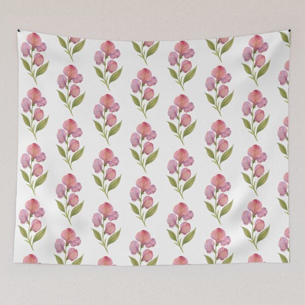 Item preview, Sweet Pea April Artwork designed and sold by BrushAndBreathe.