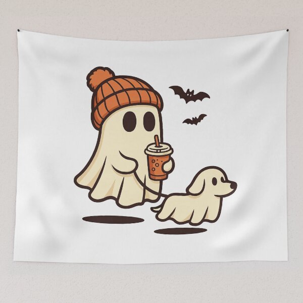 Item preview, Halloween Ghost With Dachshund designed and sold by Roman-Designer.