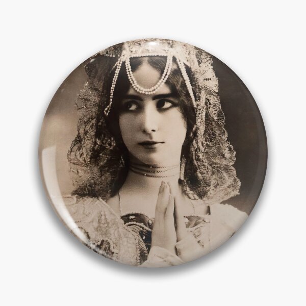 Item preview, Iconic Vintage Portrait Postcard: Cléo de Mérode with Handwritten Messages (Circa 1900) designed and sold by LanaGustavsson.