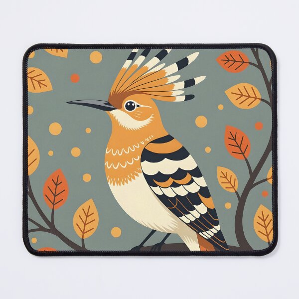 Item preview, Hoopoe bird perched on a branch designed and sold by Ponted.