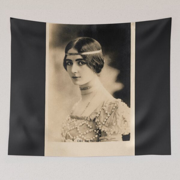 Item preview, Iconic Vintage Portrait Postcard: Cléo de Mérode with Handwritten Messages (Circa 1900) designed and sold by LanaGustavsson.