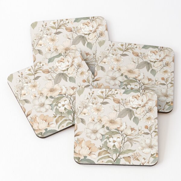 Item preview, Vintage Inspired Flowers designed and sold by CoolPixels.