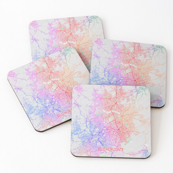 Item preview, Belo Horizonte City Map of Minas Gerais, Brazil - Colorful designed and sold by deMAP.
