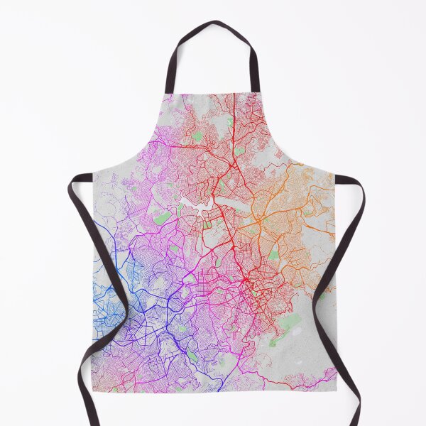 Item preview, Mapa de la ciudad de Belo Horizonte, Minas Gerais, Brasil - Colorido designed and sold by deMAP.