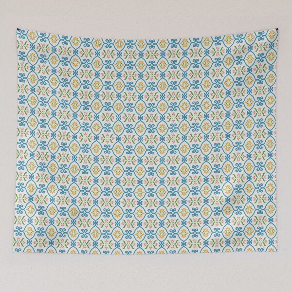 Item preview, Seamless floral tile pattern with ornamental design designed and sold by JoelmaQ.