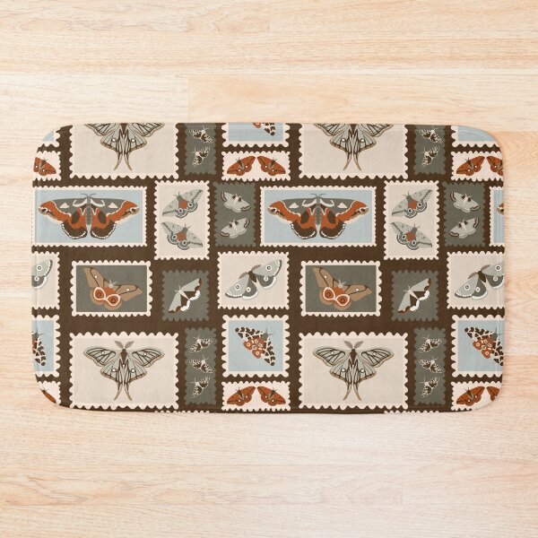 Item preview, Moth Stamp Collection - brown designed and sold by space-kitten.