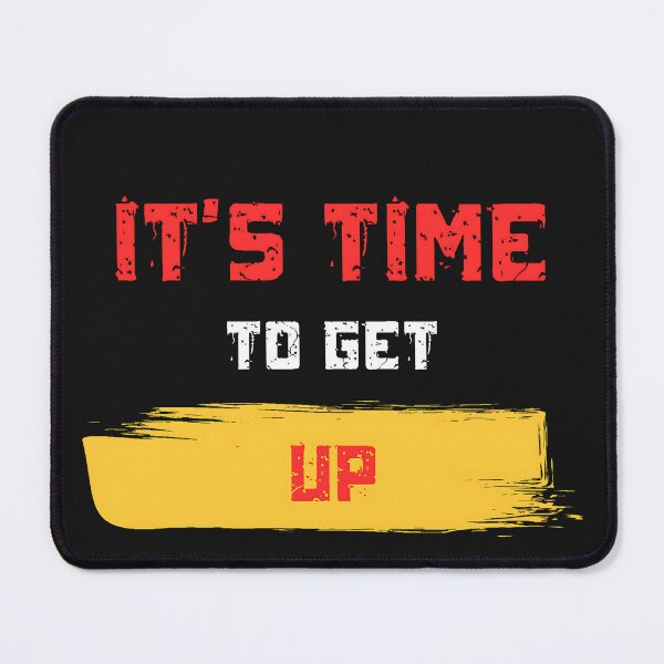 Item preview, Time to Get Up Bold Wakeup designed and sold by LinaDesign Store.