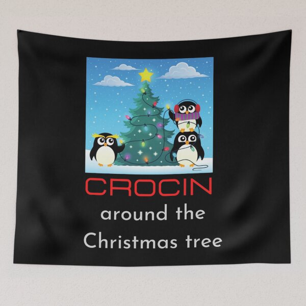 Item preview, Funny Xmas 2025-2026 Gifts, Crocin around the Christmas tree designed and sold by AmeliaJames2.