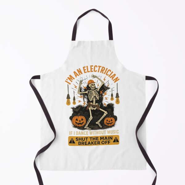 Item preview, Im an Electrician - Skeleton Halloween  designed and sold by VibeOasis.