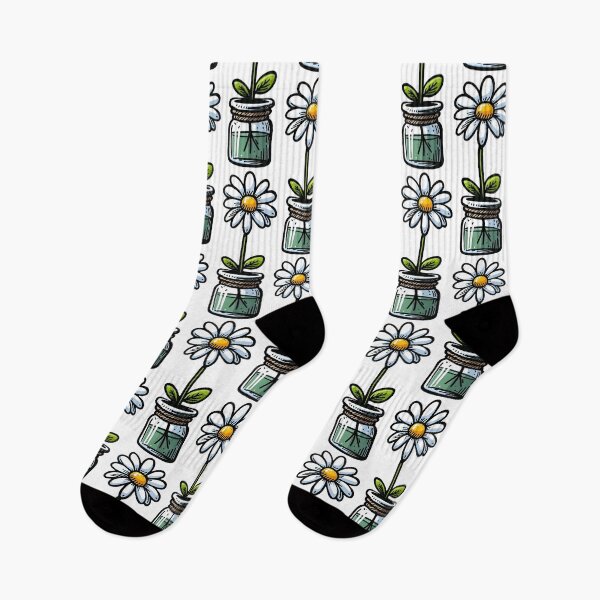 Item preview, Daisy April Birth Flower in jar sticker month sticker designed and sold by SomniferumWars.