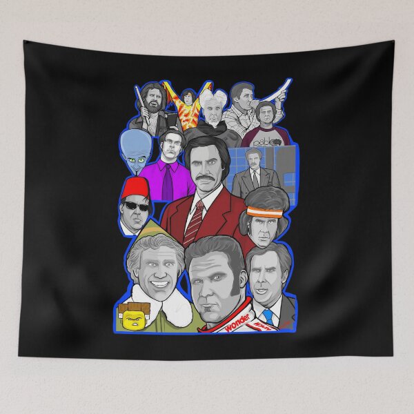 Item preview, Will Ferrell Collage Art Tribute   	 designed and sold by nmvtbwryu29.
