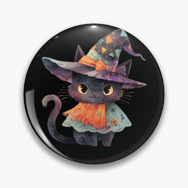 Item preview, Witch Cat In Halloween 5  	 designed and sold by sgktvhyc96.