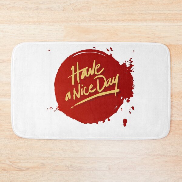 Item preview, Watercolor Have A Nice Day Quote Art designed and sold by Happyfreedom.