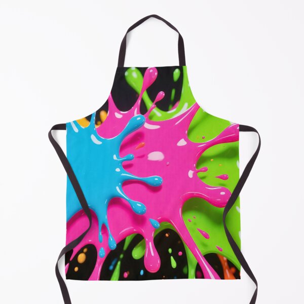 Item preview, Vibrant splash explosion of neon paint colors with bold drips, dynamic energy, and abstract modern art designed and sold by Mimoshi ⭐⭐⭐⭐⭐.